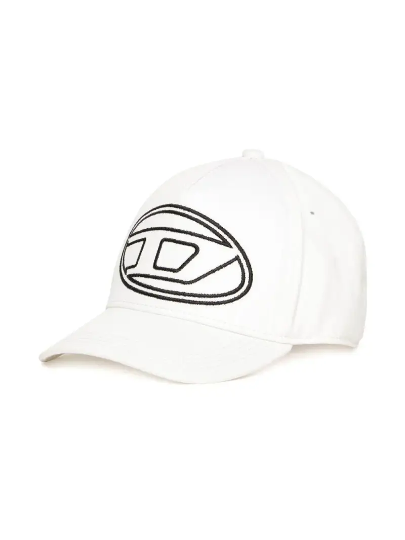 Cappello bianco baseball Oval-D