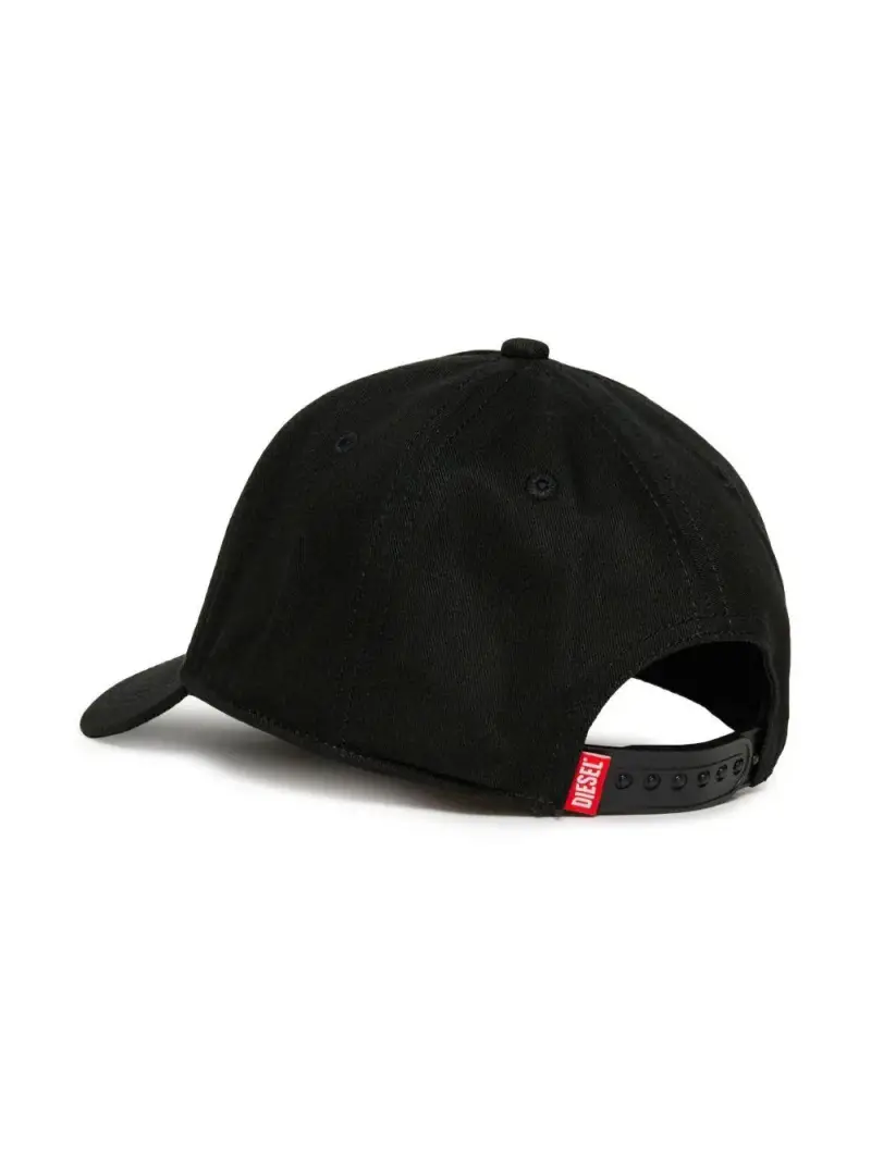 Cappello da Baseball in Cotone con Ricamo Nero miniatura 2