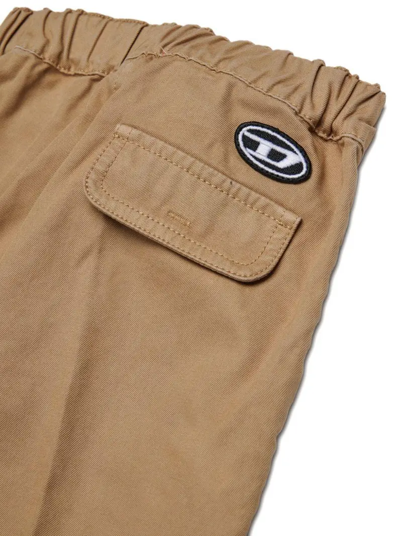 Pantaloni con Pieghe Beige miniatura 2