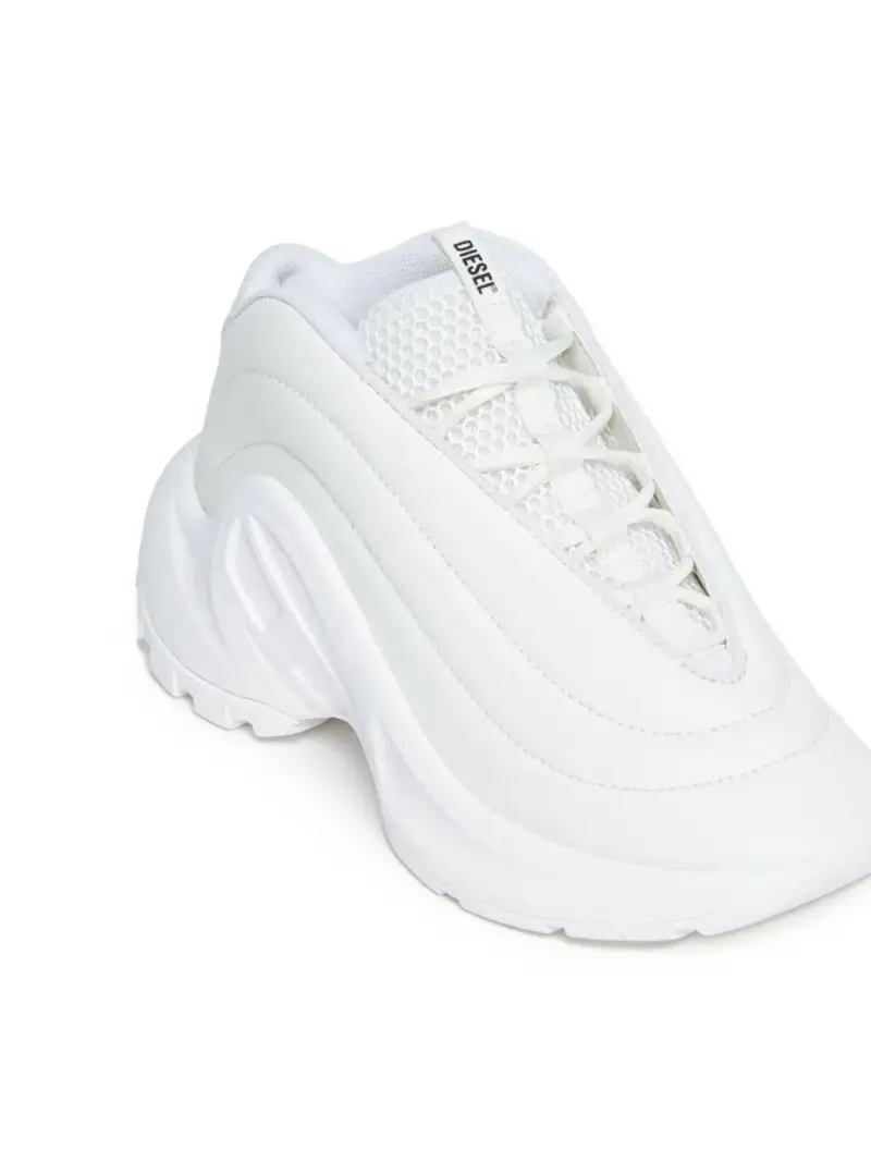 Sneakers bianca ondulata Bianco miniatura 3