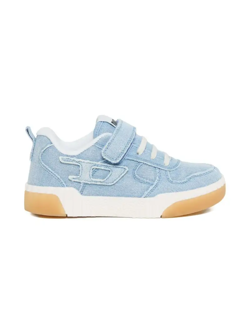 Sneakers denim logo Oval-D miniatura 2