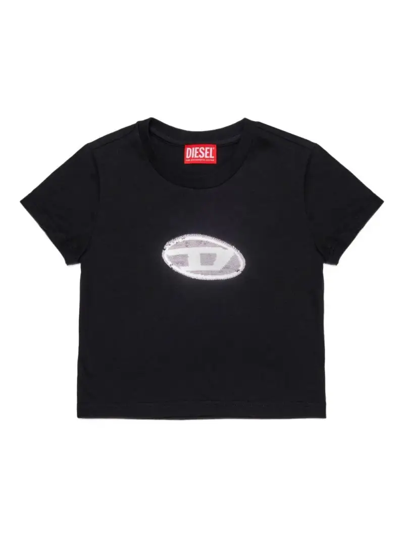 DIESEL KIDS T-shirt Nero 3937846