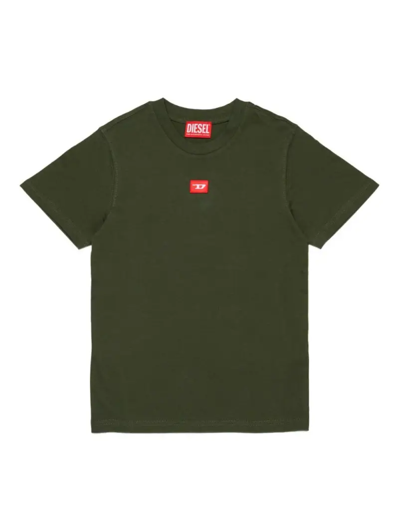 T-shirt Verde Oliva con Logo