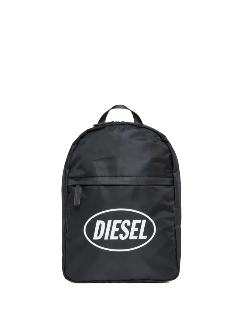 Zaino Wisty con Logo Ovale e Chiusura Zip Nero