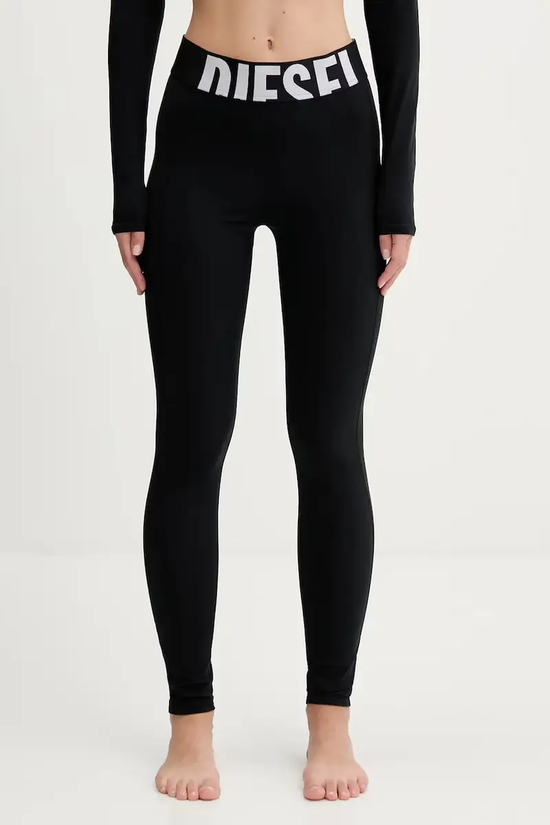 Diesel Leggings Donna Nero 3152312