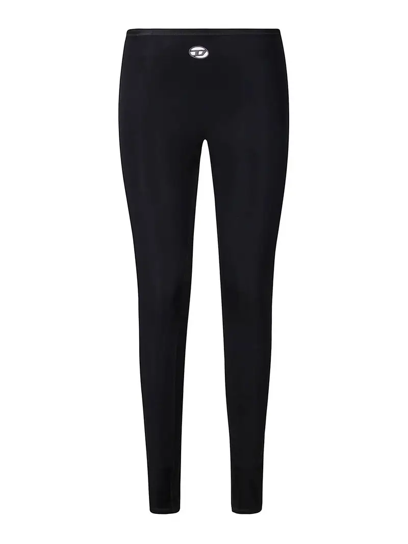 Diesel Leggings Donna Nero 3444733