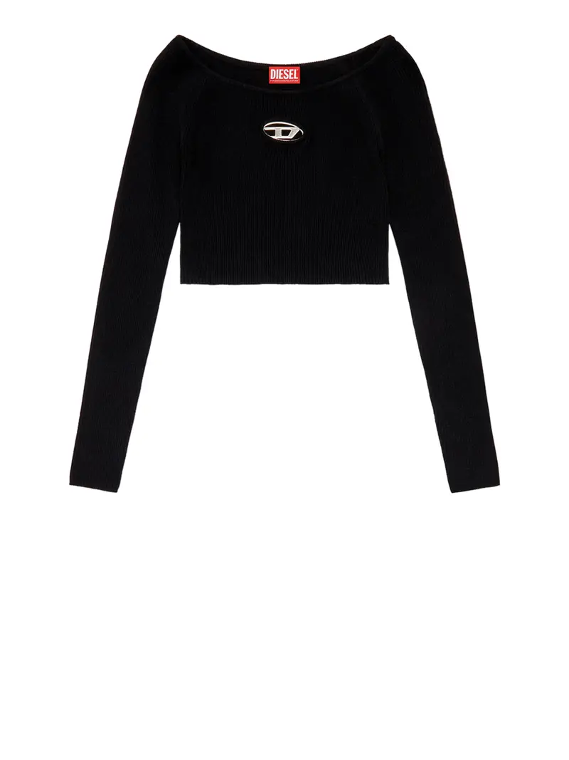 maglia diesel vera da donna - nero