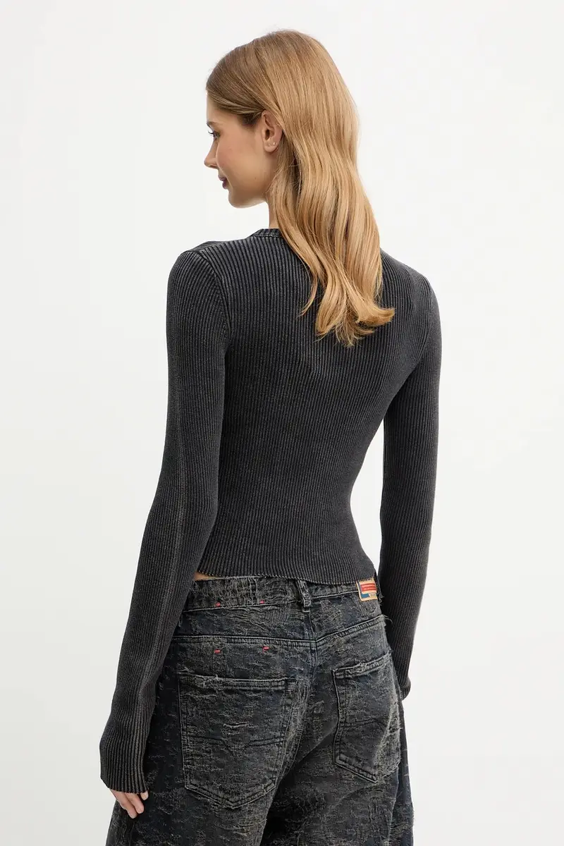 maglione in cotone ANCHOR-A donna colore nero A14810.0AKBQ miniatura 3