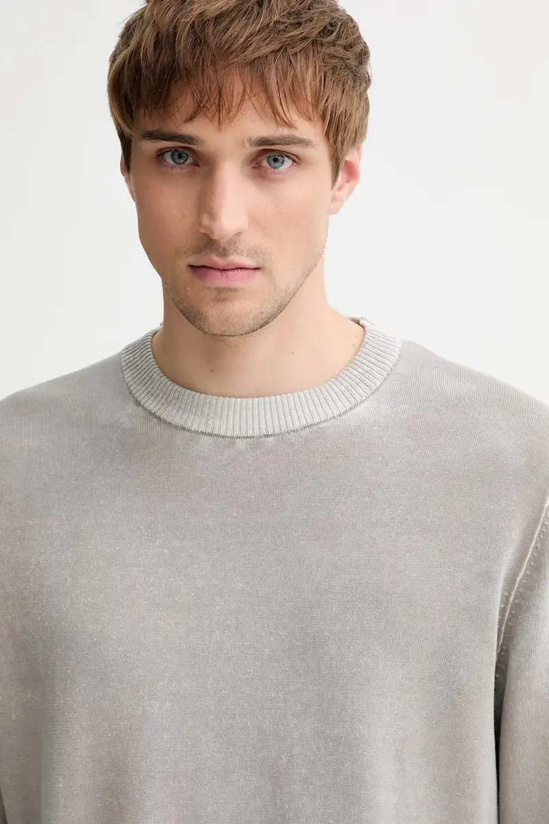 maglione in cotone K-LARENCE-B colore nero A11187.0BEAR Grigio miniatura 4