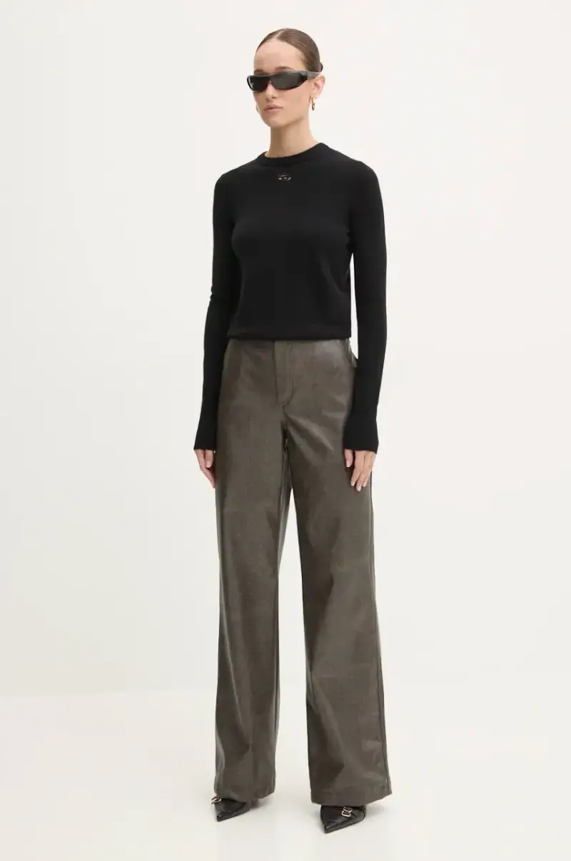 maglione in lana AREESAX donna colore nero A13013.0GEAY miniatura 2