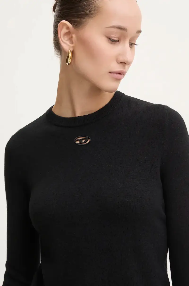 maglione in lana AREESAX donna colore nero A13013.0GEAY miniatura 4