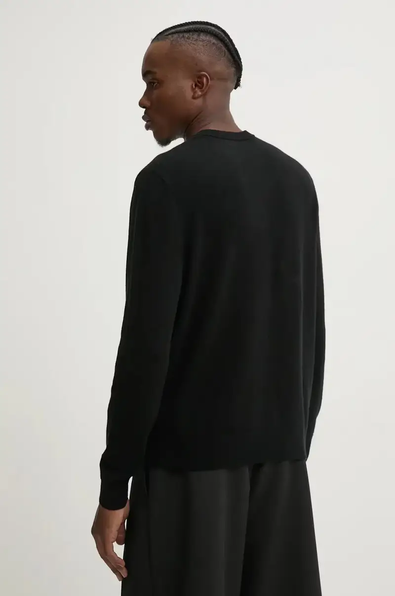 maglione in lana K-VIERI uomo colore nero A12436.0GEAY miniatura 3