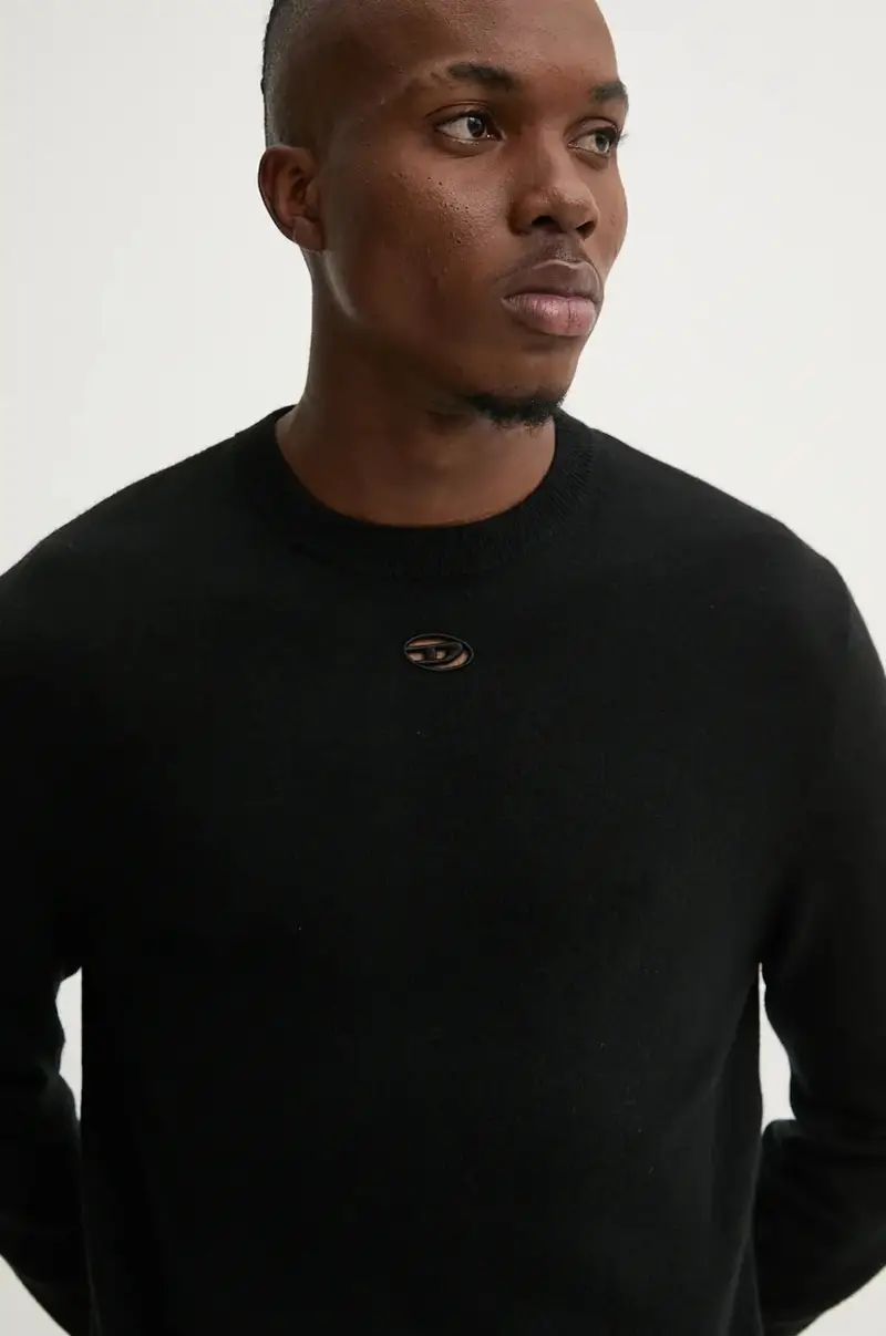 maglione in lana K-VIERI uomo colore nero A12436.0GEAY miniatura 4