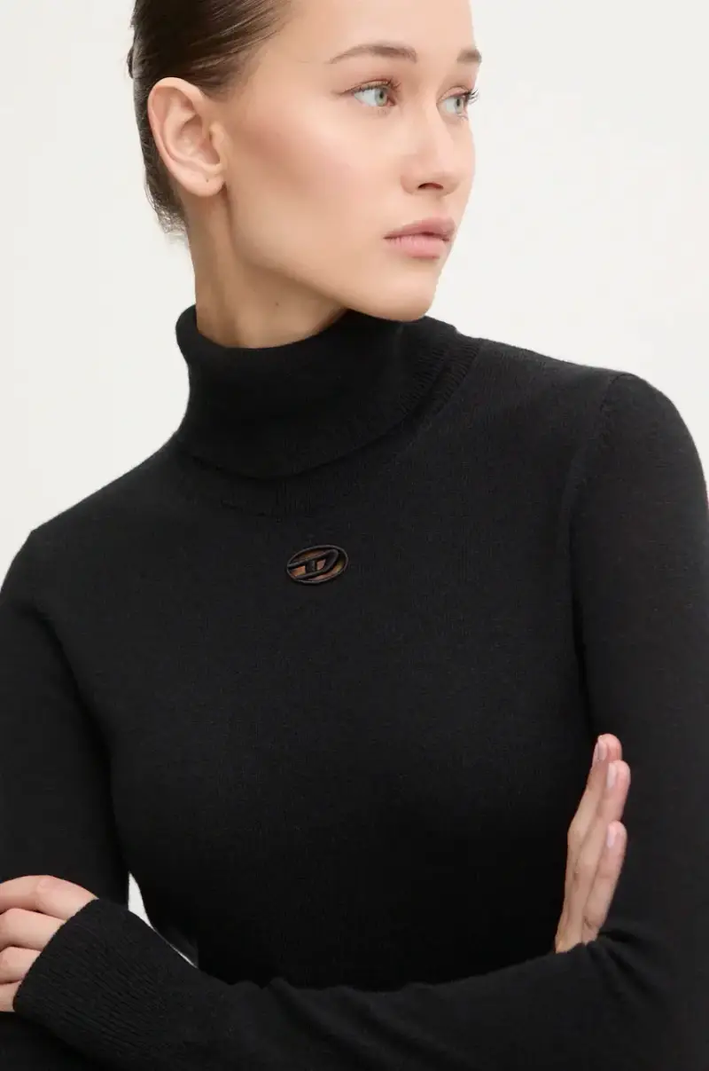 maglione in lana M-AREESAX-TN donna colore nero A14174.0GEAY miniatura 4