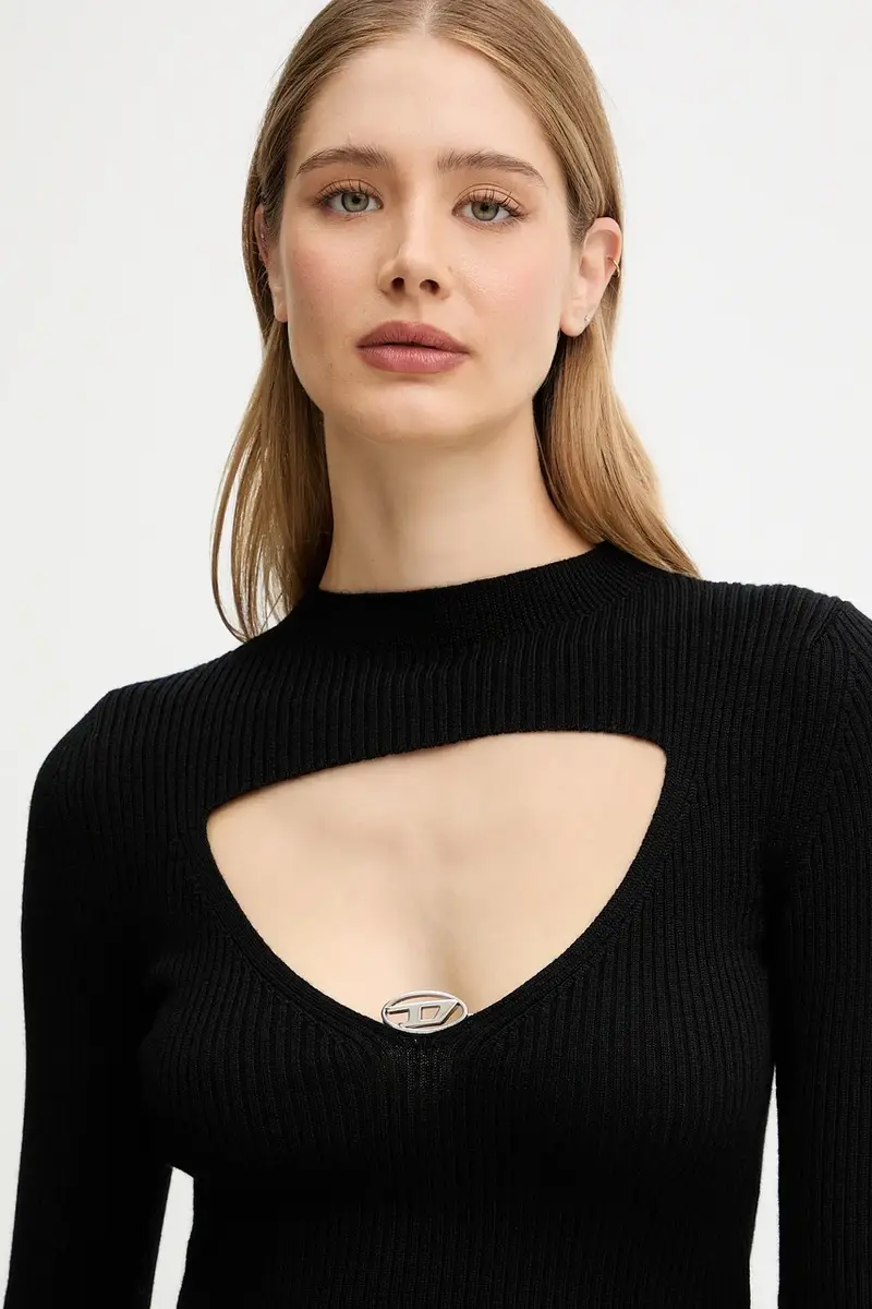 maglione in lana OLINA donna colore nero A18904.0PLBF miniatura 4