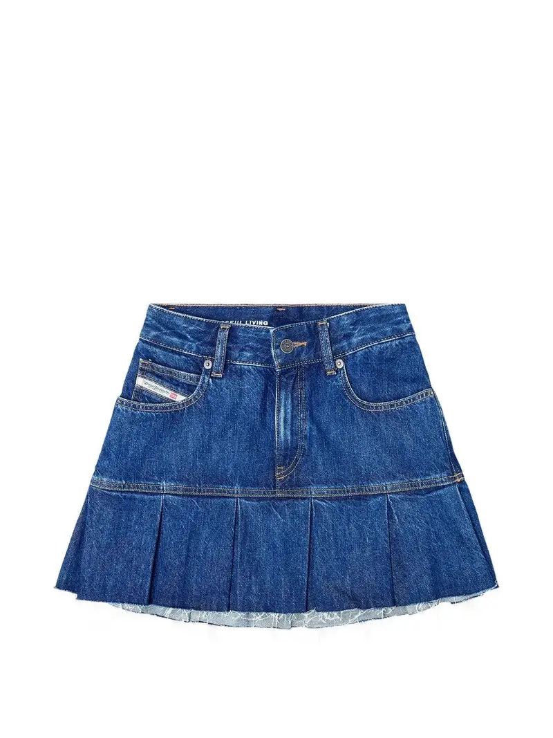 Mini Gonna denim BLU