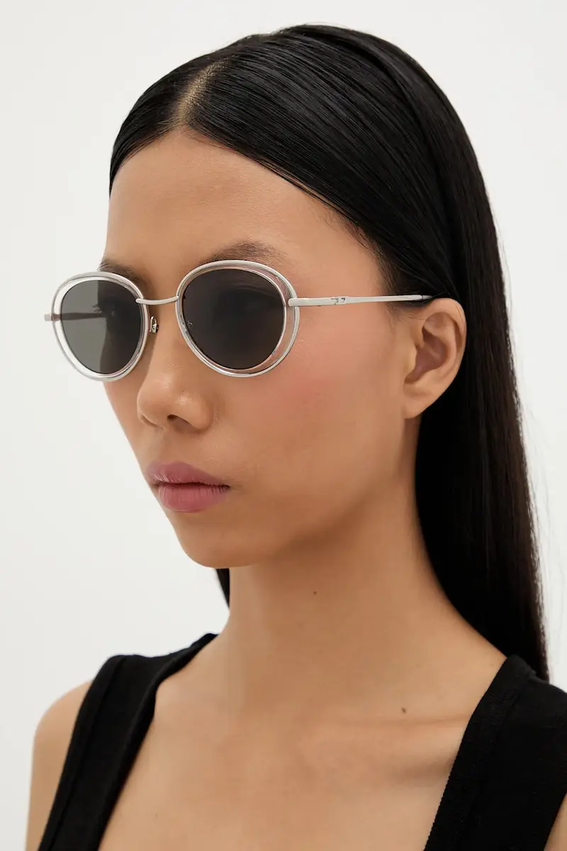 occhiali da sole colore argento 0DL1018 miniatura 3