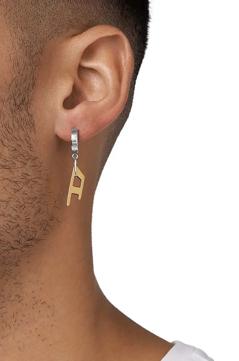 orecchino uomo Multicolore miniatura 3