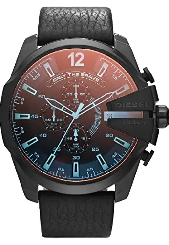 Diesel Orologio Cronografo Quarzo Uomo con Cinturino in Acciaio Inossidabile DZ4323