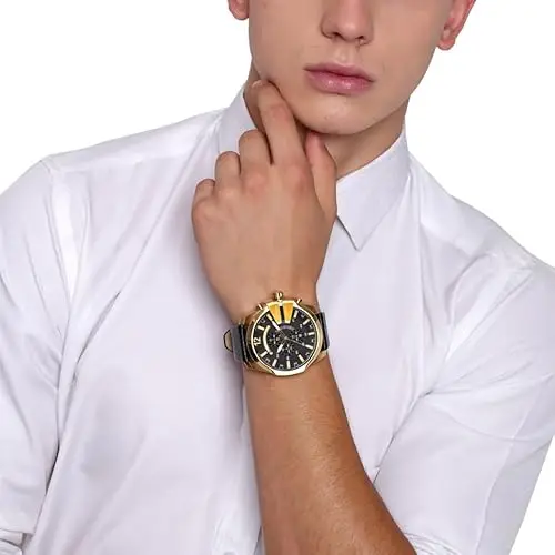 Diesel Orologio Cronografo Quarzo Uomo con Cinturino in Acciaio Inossidabile DZ4344 miniatura 2