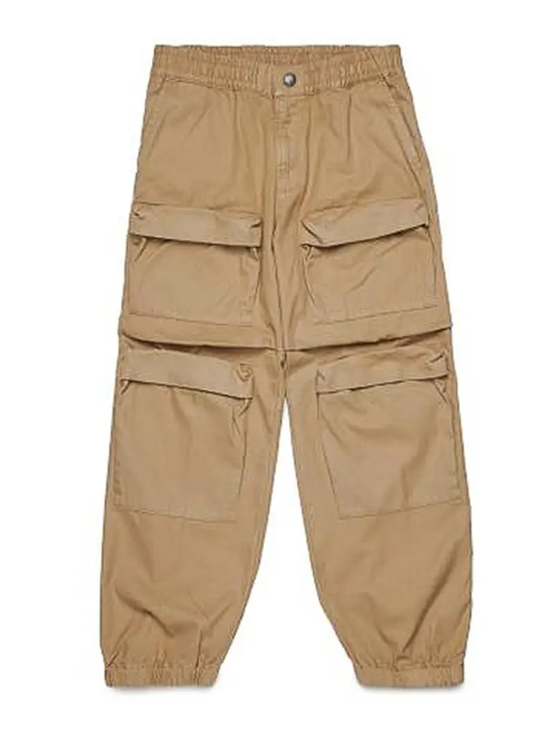 Pantalone Con Tasconi Beige