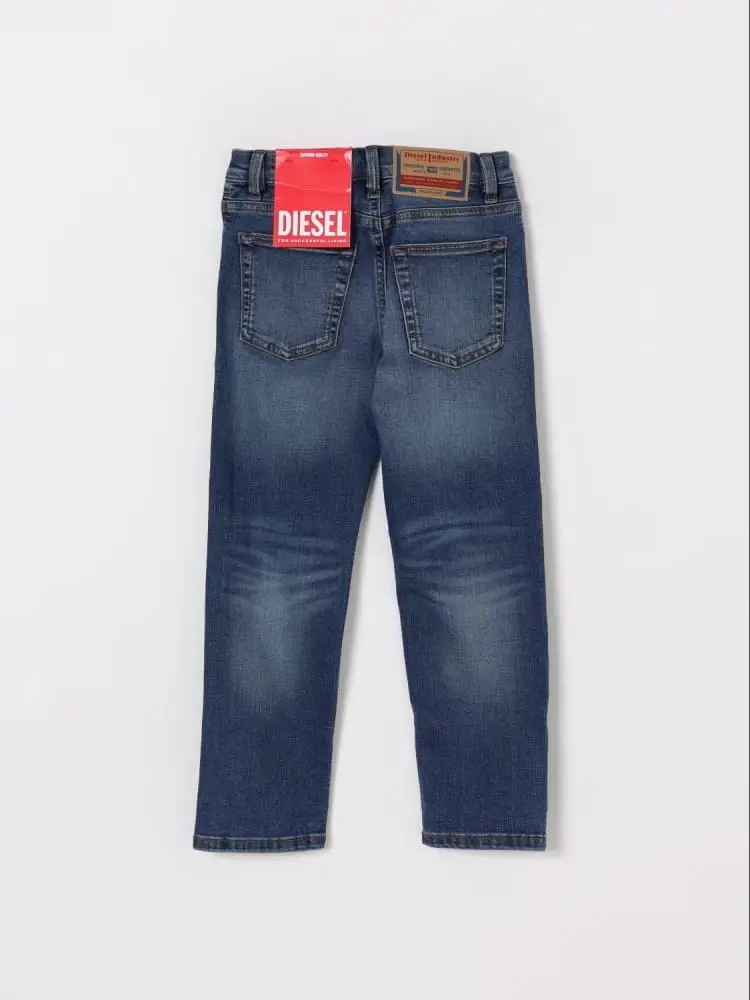 pantalone in denim bambino mini logo miniatura 2