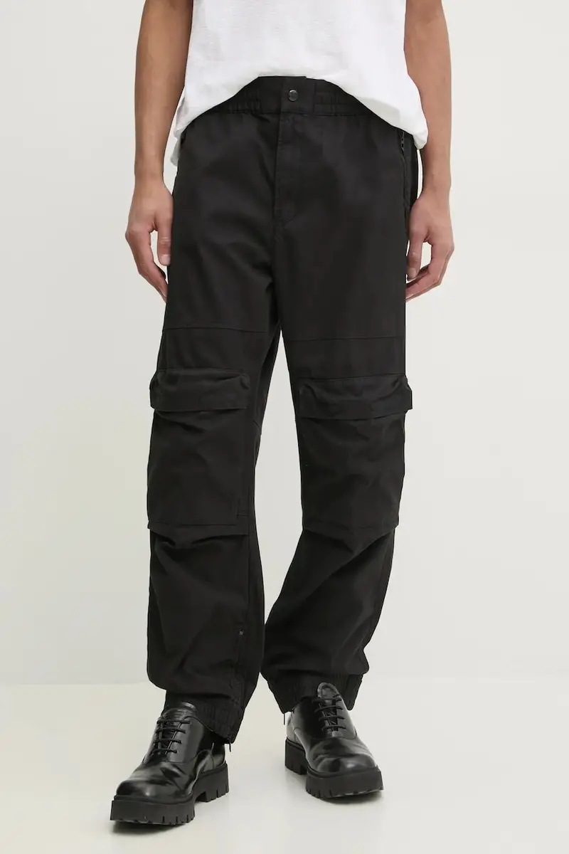 pantaloni P-BEECK TROUSERS uomo colore nero A14761.0NJBP