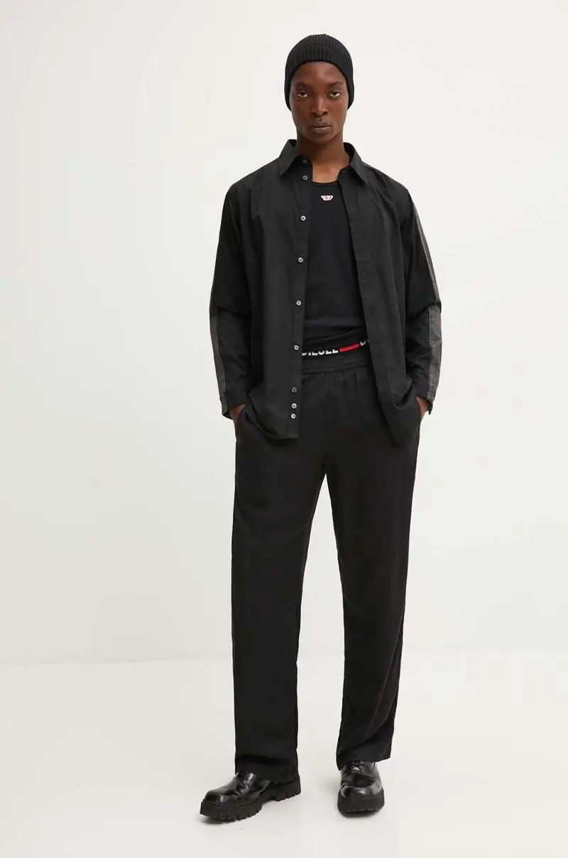 pantaloni P-DREYER-C Nero miniatura 4