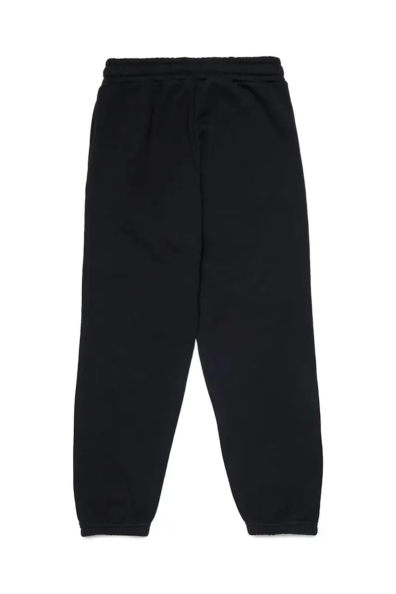 pantaloni tuta in cotone bambino/a POSTIV TROUSERS colore nero con applicazione J02457 miniatura 2