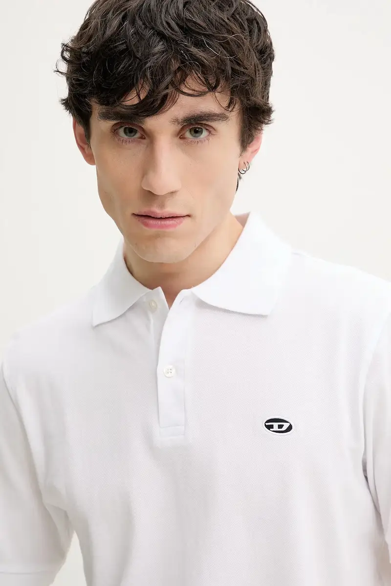 polo in cotone T-REJUST-DOVAL-PJ POLO SHIRT colore bianco A15057.0AIJR miniatura 4