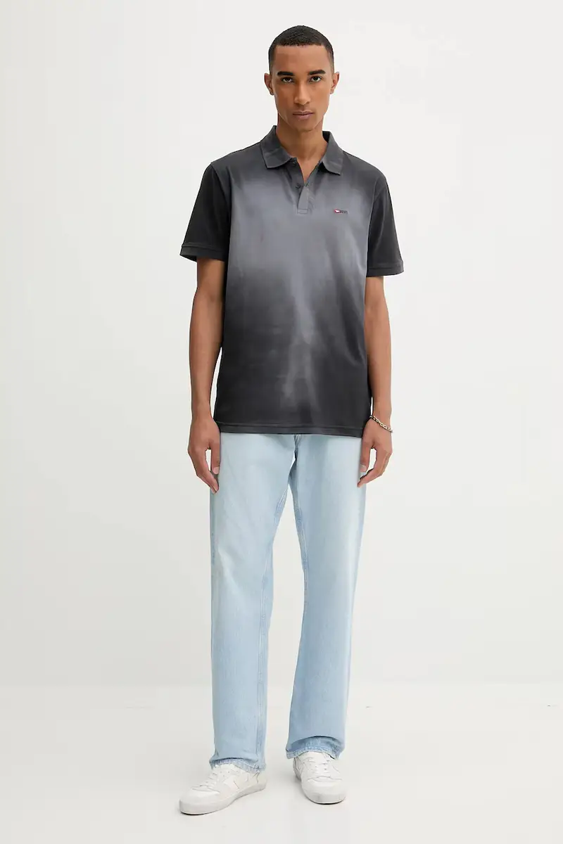 Diesel Polo Uomo Grigio 3249991 miniatura 2