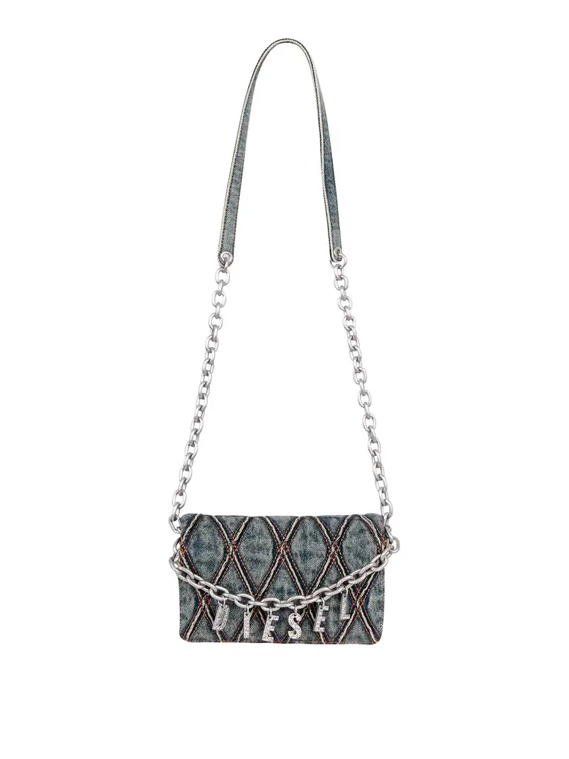 Portafoglio A Tracolla Charm-D Blu