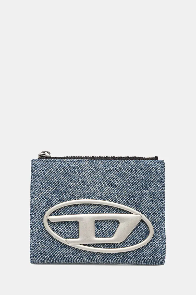 portafoglio in cotone 1DR 1DR BI-FOLD ZIP II donna colore blu X09888.P1730