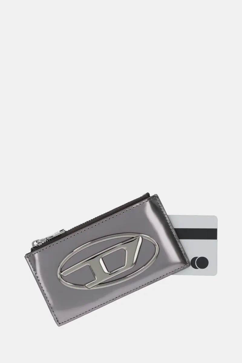 portafoglio in pelle 1DR 1DR CARD HOLDER III donna colore grigio X10270.PS202 miniatura 3