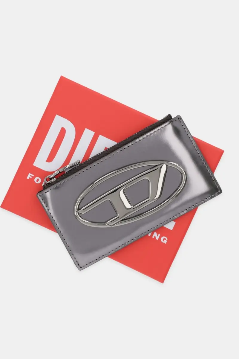 portafoglio in pelle 1DR 1DR CARD HOLDER III donna colore grigio X10270.PS202 miniatura 4