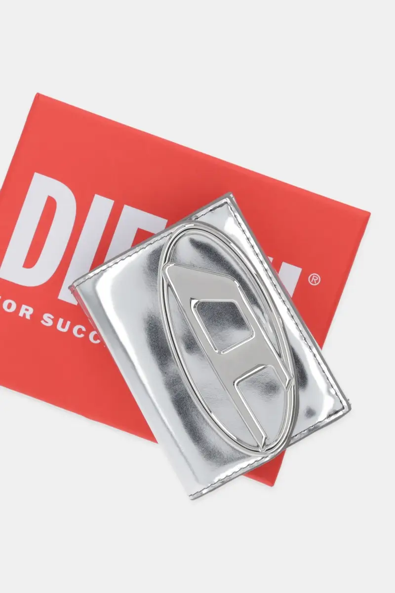 portafoglio in pelle 1DR 1DR TRI FOLD COIN XS II donna colore argento X09887.PS202 miniatura 5