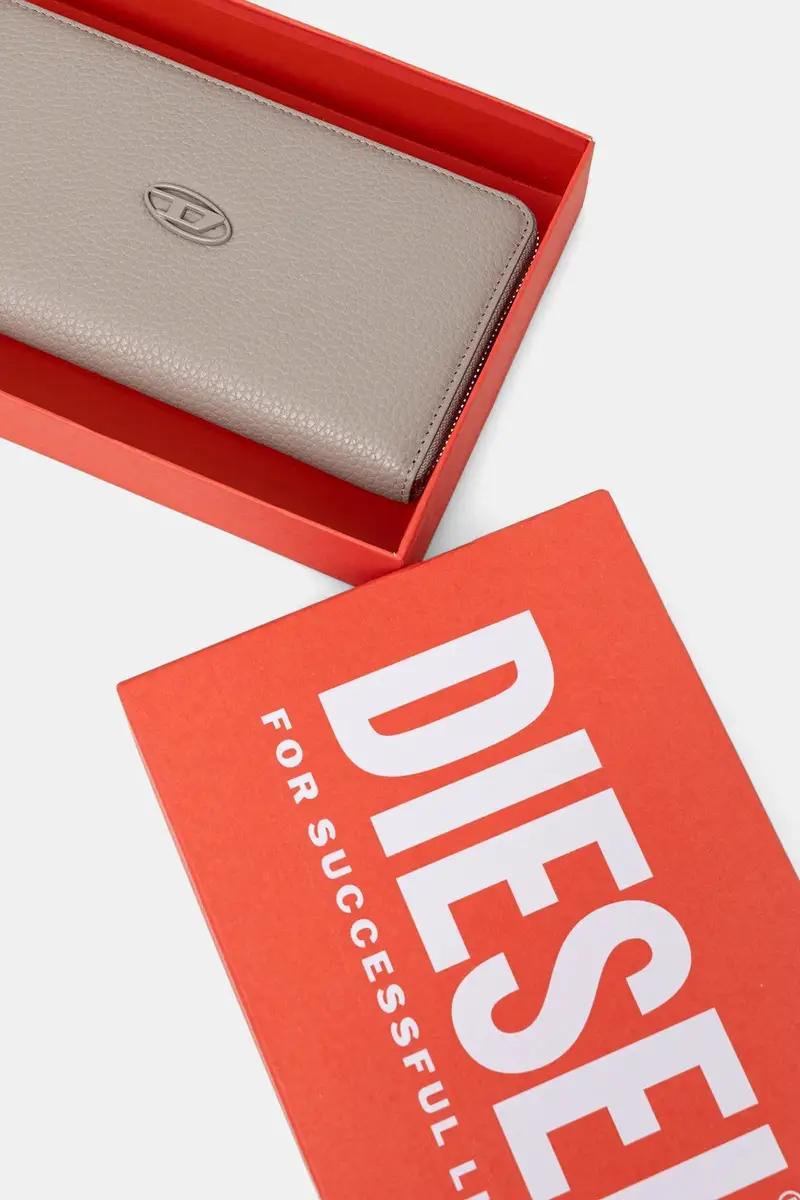 portafoglio in pelle HISSU EVO CONTINENTAL ZIP uomo colore grigio X09015.P0685 miniatura 4