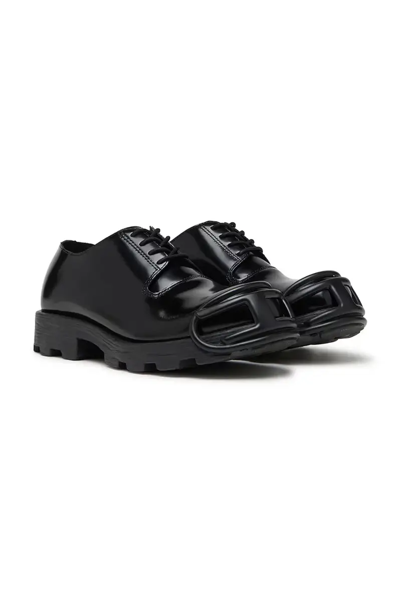 scarpe in pelle D-Hammer So D uomo colore nero Y03229-P4471-H0015 miniatura 2