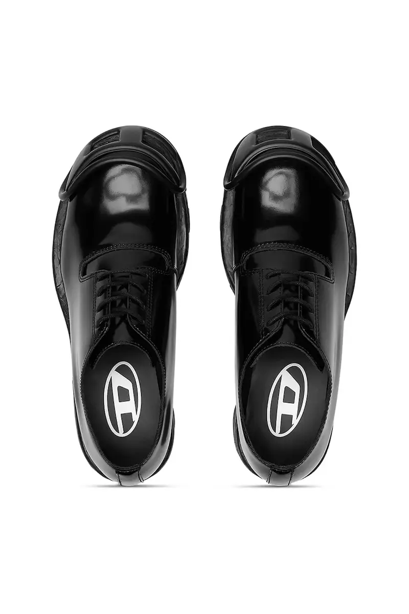 scarpe in pelle D-Hammer So D uomo colore nero Y03229-P4471-H0015 miniatura 4