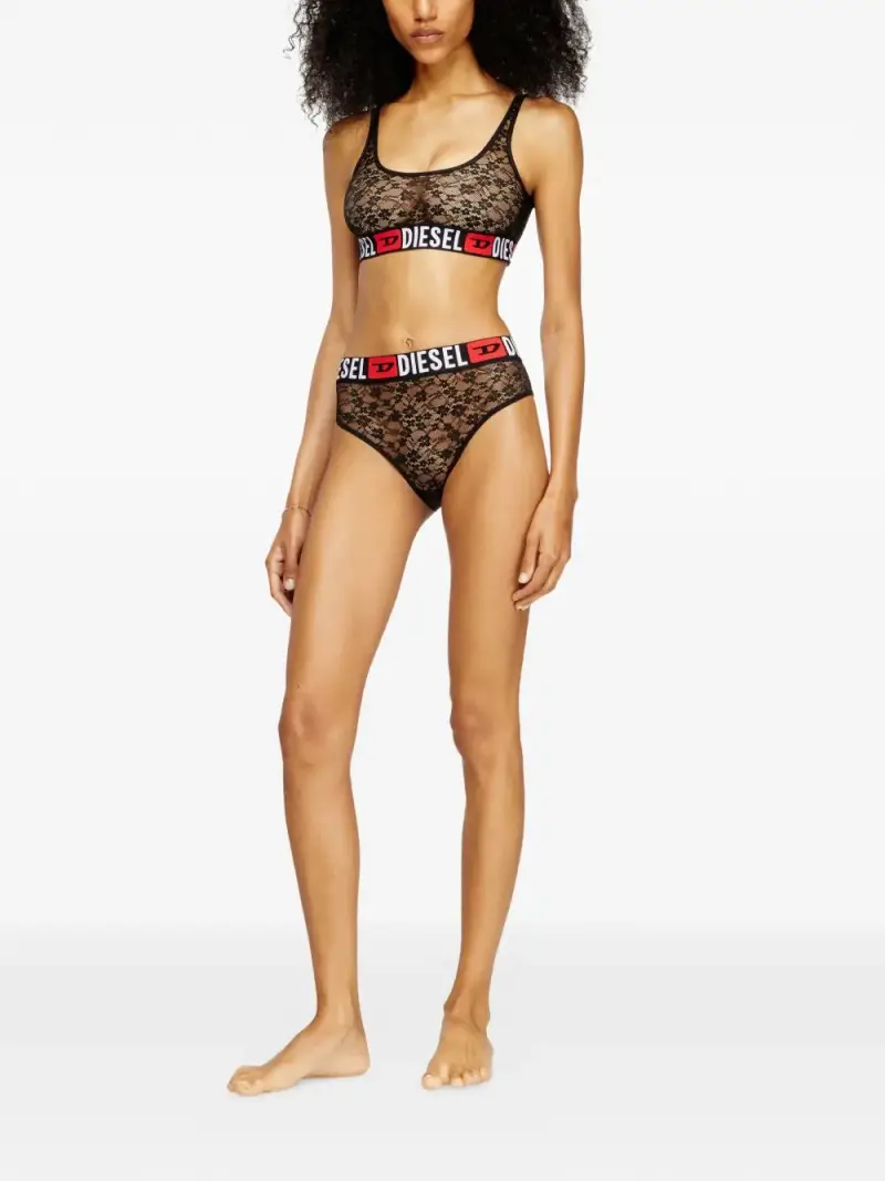 Diesel Slip Donna Nero 4022785 miniatura 2