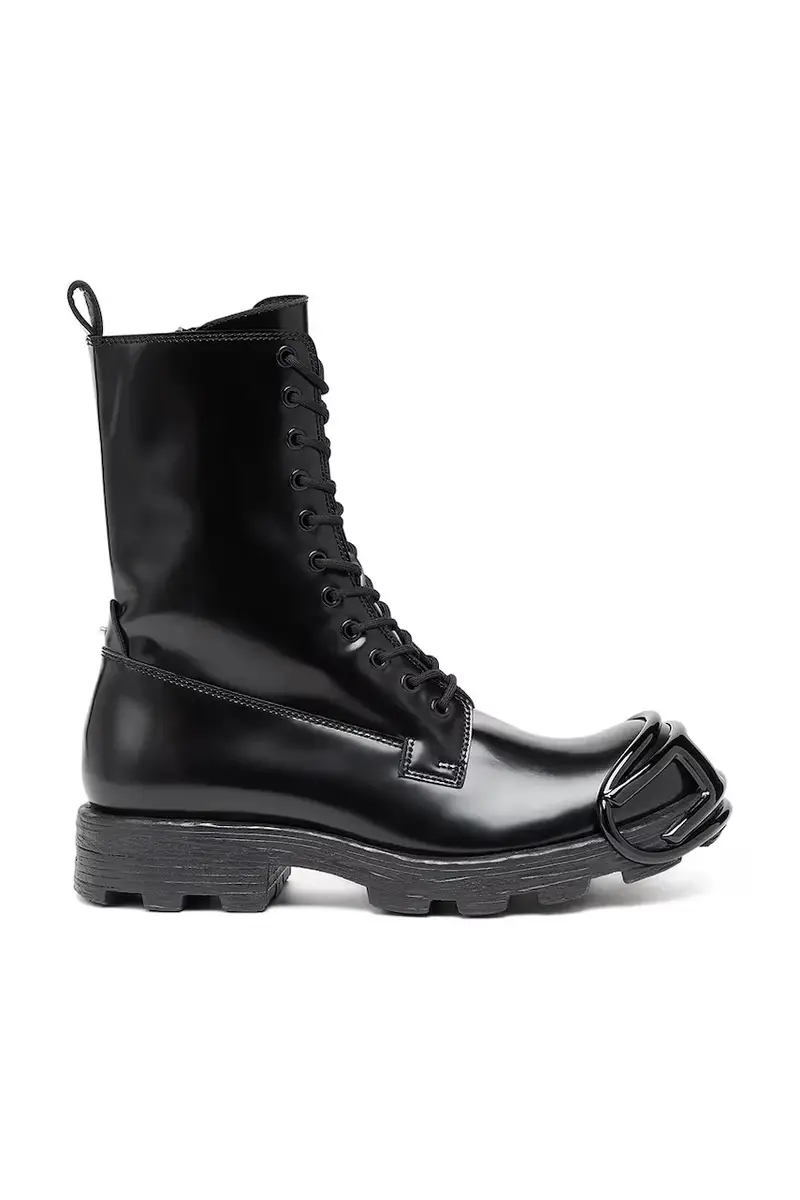 stivaletti alla caviglia in pelle D-Hammer Bt D donna colore nero Y03228-P4471-T8013