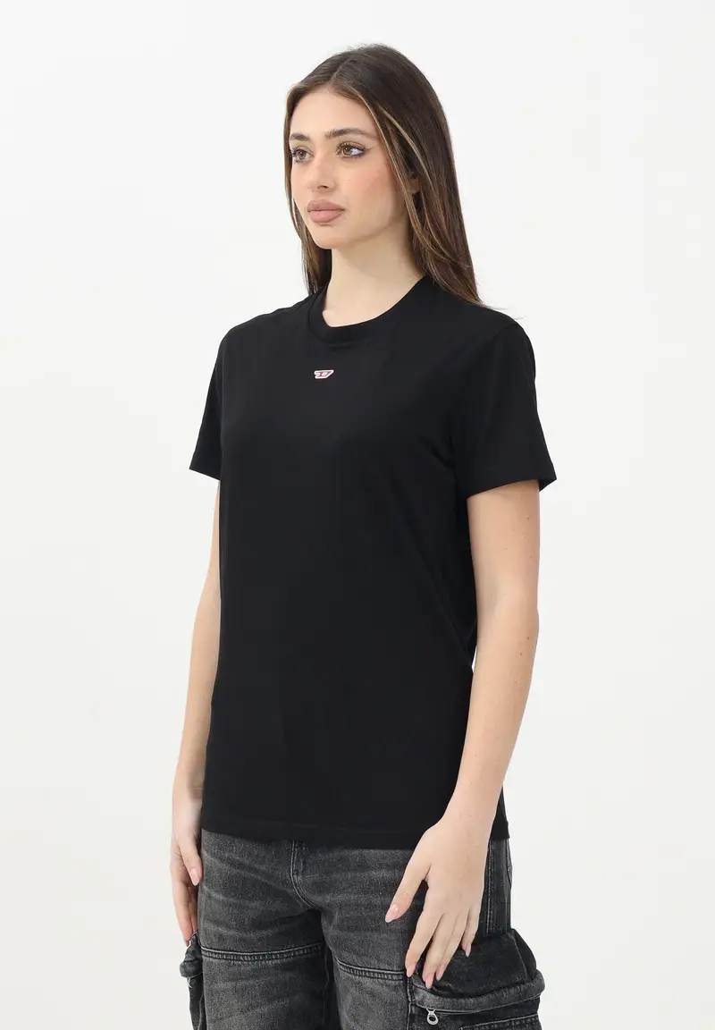 Diesel T-shirt Donna Nero 921684