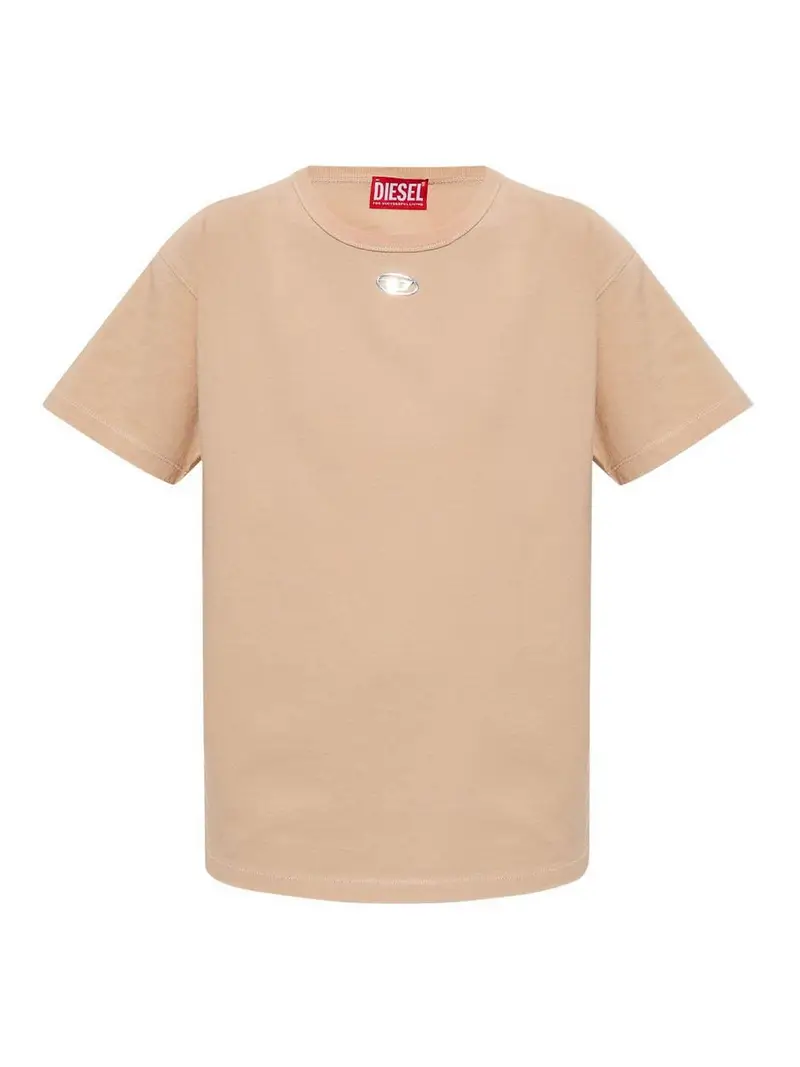 Diesel T-shirt Beige 3994560