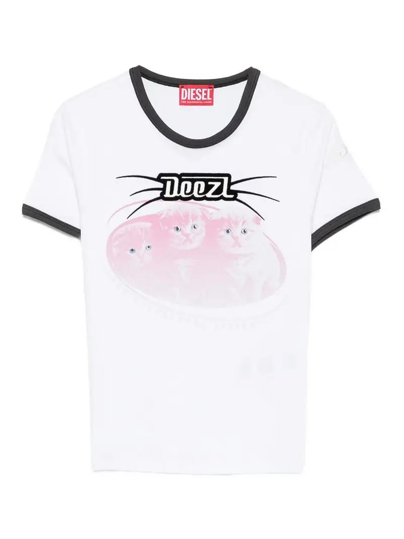 Diesel T-shirt Bianco 4228348