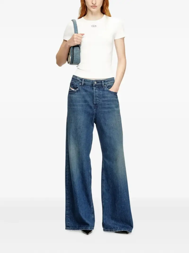 Diesel T-shirt Donna Bianco 4022561 miniatura 3