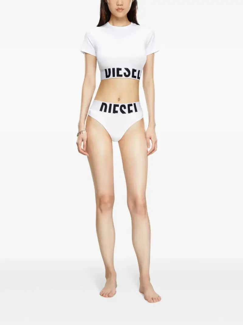 Diesel T-shirt Bianco 4022555 miniatura 2