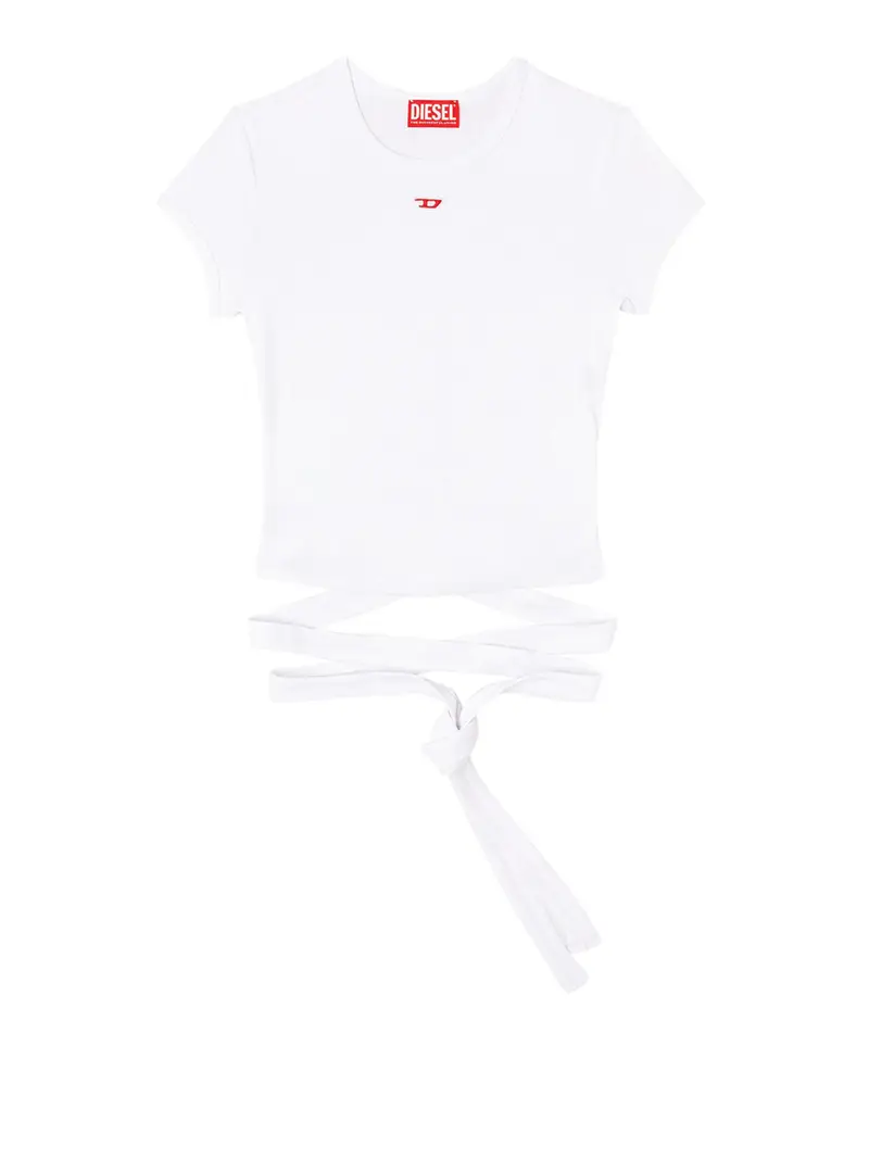 Diesel T-shirt Donna Bianco 3389505