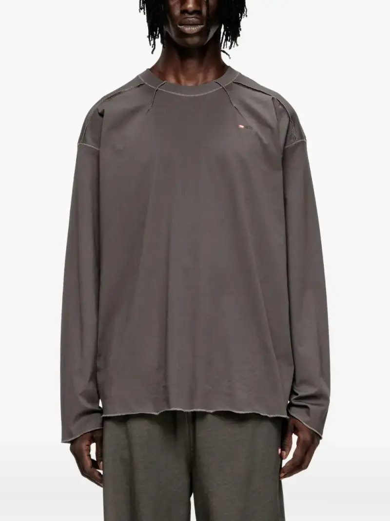 Diesel T-shirt Grigio 4021399 miniatura 2