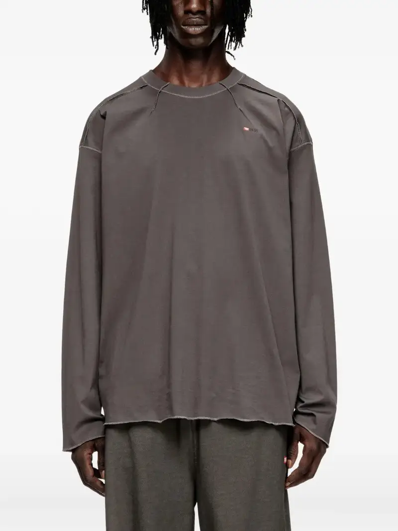 Diesel T-shirt Grigio 4140705