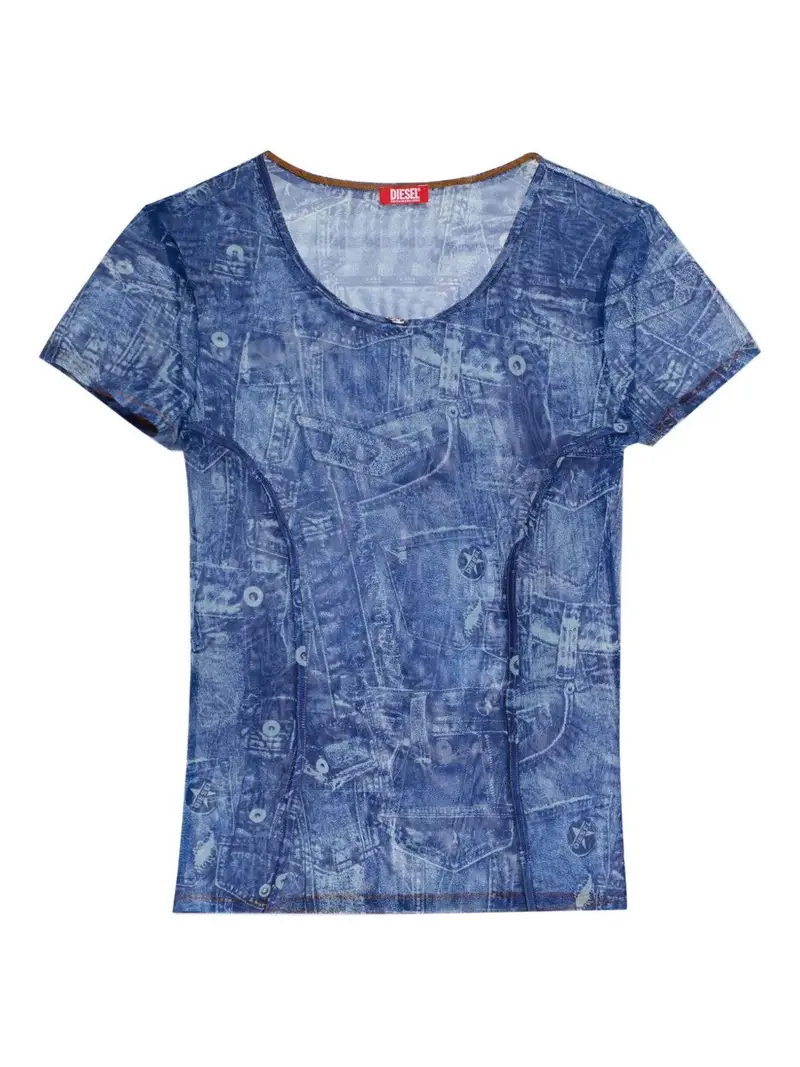 Diesel T-shirt Donna Multicolore 3791298